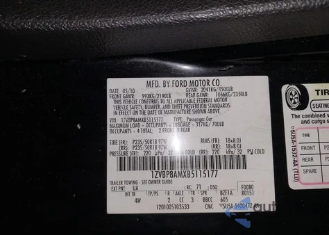 2011 Ford Mustang V6 Premium from USA, damaged, VIN 1ZVBP8AMXB5115177